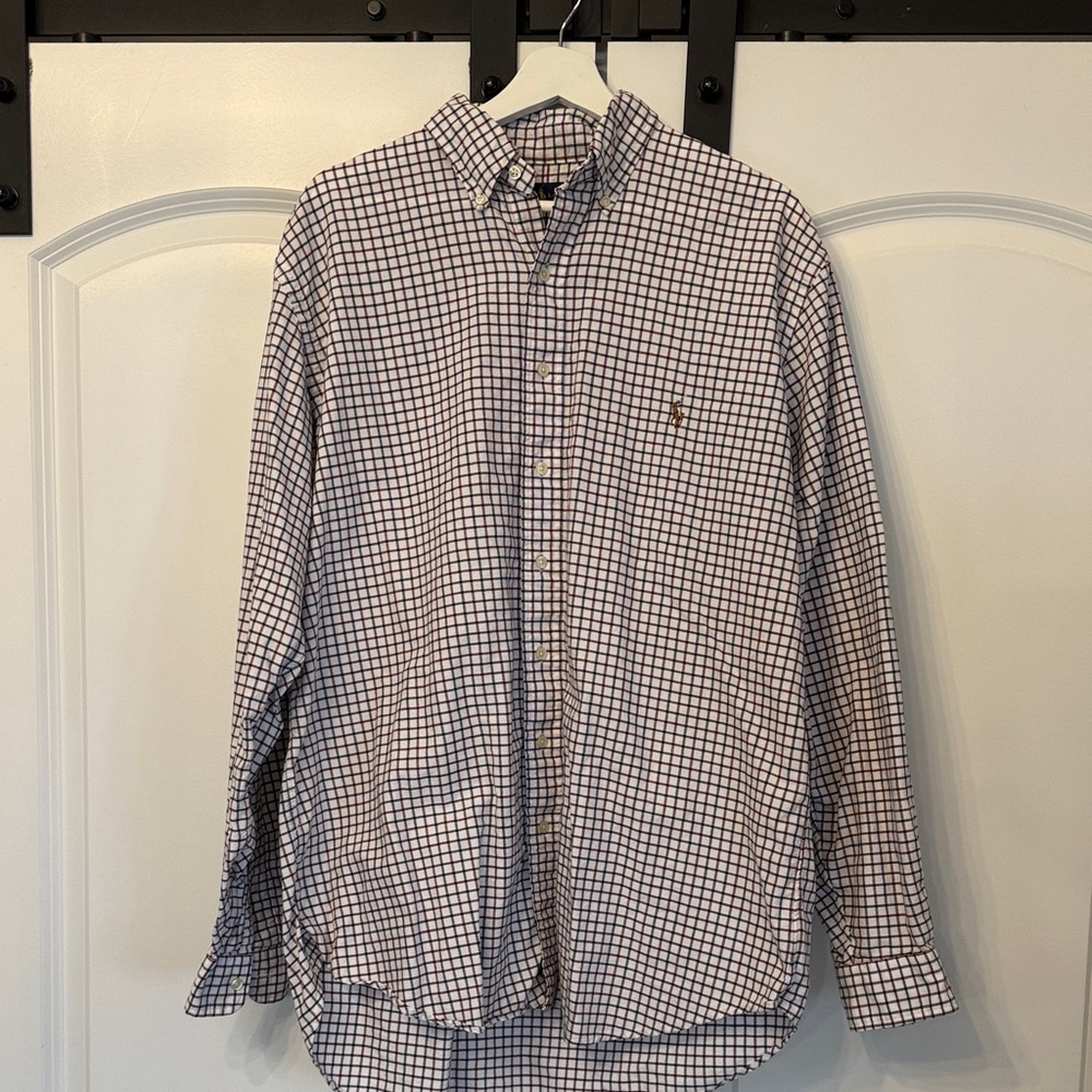 LT Polo Ralph Lauren Checkered Button-Down Shirt